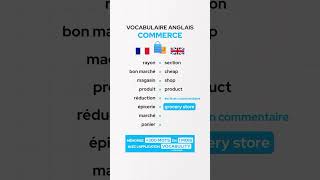 Le vocabulaire anglais du commerce 🇬🇧 [upl. by Llireva631]