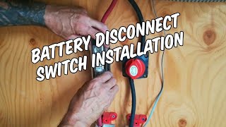 RVSolar Battery Disconnect Switch Installation [upl. by Weight]