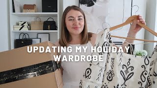 UPDATING MY HOLIDAY WARDROBE  PetiteElliee [upl. by Crystal697]