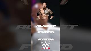 The Rock Almost Got Fired From WWE wwe therock dwaynejohnson [upl. by Mychal]