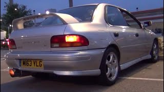 1995 Subaru Imprezza Backfiring amp Sound [upl. by Tnilk25]