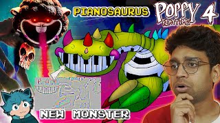 PIANOSAURUS  New Chapter 4 Villain😈 POPPY PLAYTIME New Monsters amp ARG Secrets Explained in Hindi [upl. by Danyette]