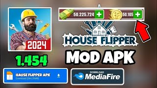 ✅ House Flipper Mod Apk V1454  Dinero Infinito  Todo desbloqueado [upl. by Fenny]