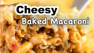 Cheesy Baked Macaroni Recipe  How to Cook Baked Mac and Cheese  Panlasang Pinoy [upl. by Ibob]