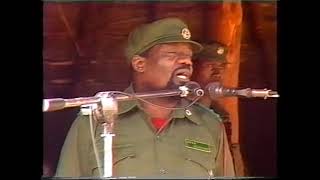 O MELHOR discurso do Dr Jonas Malheiro Savimbi num comício na Jamba SANGIKI [upl. by Bast]