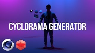 Cyclorama Generator Tutorial  Set Designer for C4D [upl. by Lombardo]