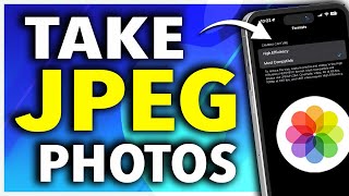 How To Take JPEG Photos on iPhone [upl. by Neri612]