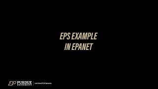 EPANET Extended Period Simulations EPS Tutorial Part 1  Initial Setup [upl. by Korey]