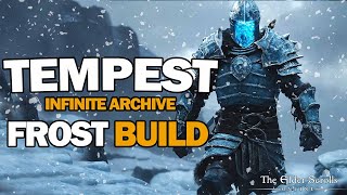 ESO  Tempest  FROST Warden Build Infinite Archive build U41 [upl. by Slade553]