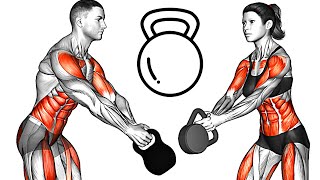 Full Body Kettlebell Workout at Home [upl. by Aleit266]