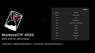 BuckeyeCTF 2022 [upl. by Emaj689]