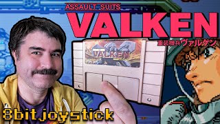 Playing Assault Suits Valken by RetroBit for Super Nintendo [upl. by Adnawed58]