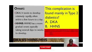 DKA VS HHNSHHS [upl. by Mcguire]