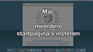 Meerdere startpaginas instellen VideoBytes  Mac [upl. by Tabor]