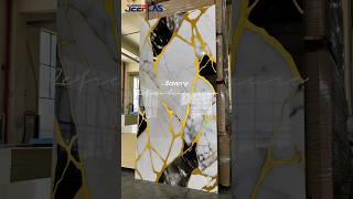 UV Marble Sheet Gilded seriesIt never goes old Amazing uvmarblesheetpvcindoorwallpanelmarble [upl. by Moyra]