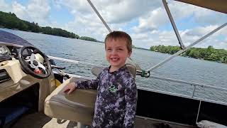 Our Pontoon boat trip on Lake Minocqua  61824 [upl. by Saenihp]