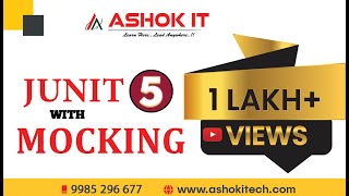 JUnit 5 with Mocking Workshop  Online Training  Ashok IT [upl. by Shorter362]