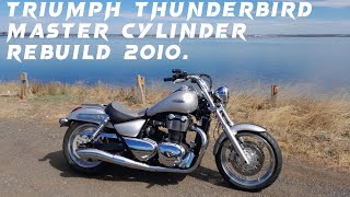 Triumph Thunderbird master cylinder rebuild [upl. by Karita278]