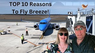 Top 10 reasons to fly Breeze Our Breeze Airways Review airlines [upl. by Aube991]