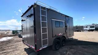 85x18 Colorado Off Road Toy Hauler complete with full bath and 15 foot garage space [upl. by Dyane528]