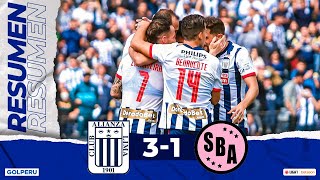 Resumen Alianza Lima vs Sport Boys 31 LIGA1BETSSONXGOLPERU [upl. by Lexis]