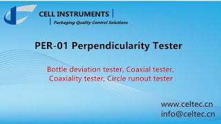 PET bottle glass bottle and can perpendicularity tester PER01 [upl. by Adnwahsal338]