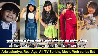 Aria Sakaria Tenali rama season 2 real age All tv serials list full filmography web series [upl. by Llerihs]