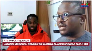 Joachim Milimouno directeur de la cellule de communication de lUFDG de Cellou Dalein Diallo [upl. by Aneelehs939]