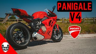 Ducati Panigale V4 Full review  215Bhp  INSANE [upl. by Sybila]