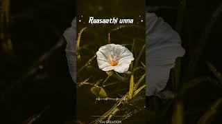 Rasathi Unna Kanatha Nenju Song Lyrics  Black Screen Status video  WhatsApp Status Video [upl. by Sandy]