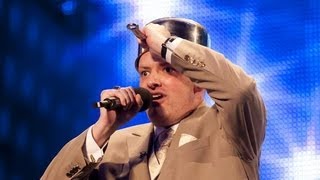 Dalek impersonator Martyn Crofts  Britains Got Talent 2012 audition  International version [upl. by Nesila]