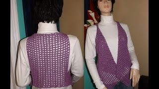 Crochet bolero o chaleco bien facil  con Ruby Stedman [upl. by Beore593]