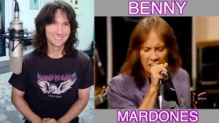 British guitarist analyses Benny Mardones performing Into the Night LIVE [upl. by Elacsap]