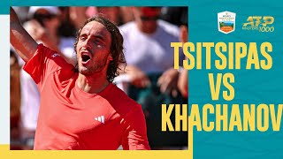 Stefanos Tsitsipas vs Karen Khachanov Highlights  Rolex Monte Carlo Masters 2024 [upl. by Iren]