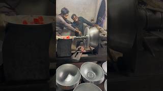 Satisfying stainless steel large bowl making process shorts viral howto [upl. by Akenehs]