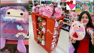 NEW 2024 Valentines Day SQUISHMALLOWS at Walgreens Bigfoots cows and more [upl. by Lolande]