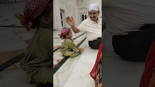 gurudwara Bangla sahib anaya shortsvideo cutebaby saitani masti [upl. by Ebert954]