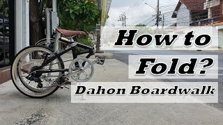 วิธีการพับ Dahon Boardwalk Fold Your Dahon [upl. by Moses636]