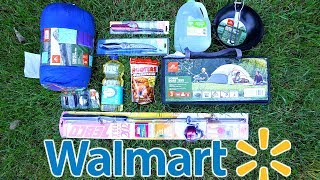 100 Walmart Survival Challenge 10 Items or LESS [upl. by Frantz]