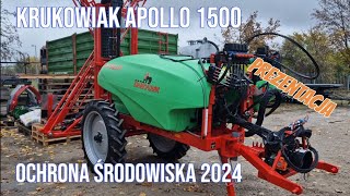 Prezentacja opryskiwacza Krukowiak Apollo 1500 ROLMECH [upl. by Keisling700]