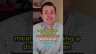 Arbitration  Meaning Pronunciation Synonyms and an Example Sentence English Word of the Day [upl. by Florencia]