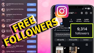 How I Got Free Instagram Followers  New Free Instagram Followers Method 2024 iOS amp Android [upl. by Oninrutas]