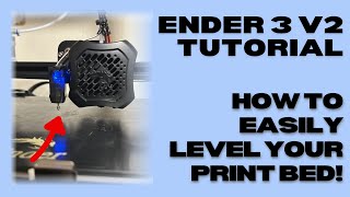 Easy Ender 3 V2 Bed Leveling Tutorial w CR Touch amp MRiscoC Pro Firmware [upl. by Ahsiekat310]