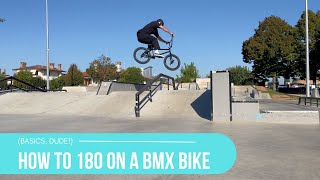 How To 180 On A BMX Bike [upl. by Kary]