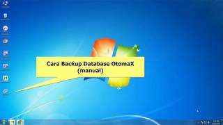 Cara Backup Database OtomaX manual [upl. by Ramuk]