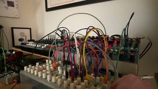 Bugbrand amp Loudest Warning Serge Modular  feedback [upl. by Gabrielle]