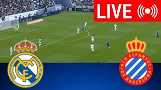 🔴LIVE  Real Madrid vs Espanyol  La Liga 202425  eFootball PES [upl. by Mathia283]