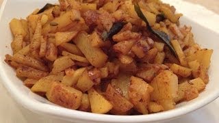 Potato Recipes  Chettinad Potato Chukka  Potato Fry Podimas [upl. by Rriocard659]