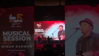 Karone Okarone live  Minar Rahman karaoneokarone minarrahman [upl. by Aruasor]