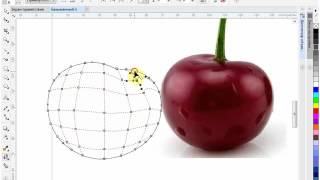 CorelDraw для начинающих 25 Практика Ч1 Рисуем вишню с фотографии [upl. by Ijat79]